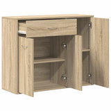 vidaXL Dressoir 88x30x70 cm bewerkt hout wit