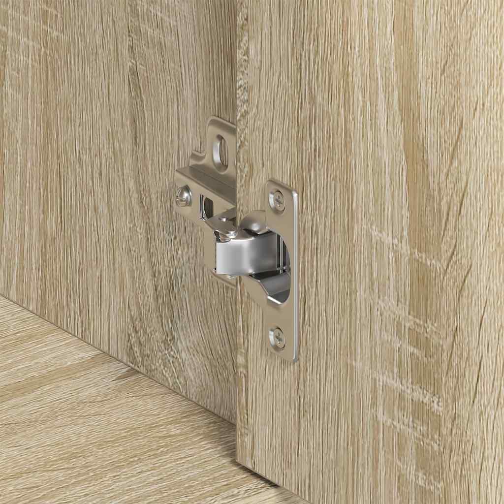 vidaXL Dressoir 88x30x70 cm bewerkt hout wit