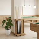 vidaXL Biljartkeu-stand Bewerkt hout 42 x 43 x 60 cm Wit