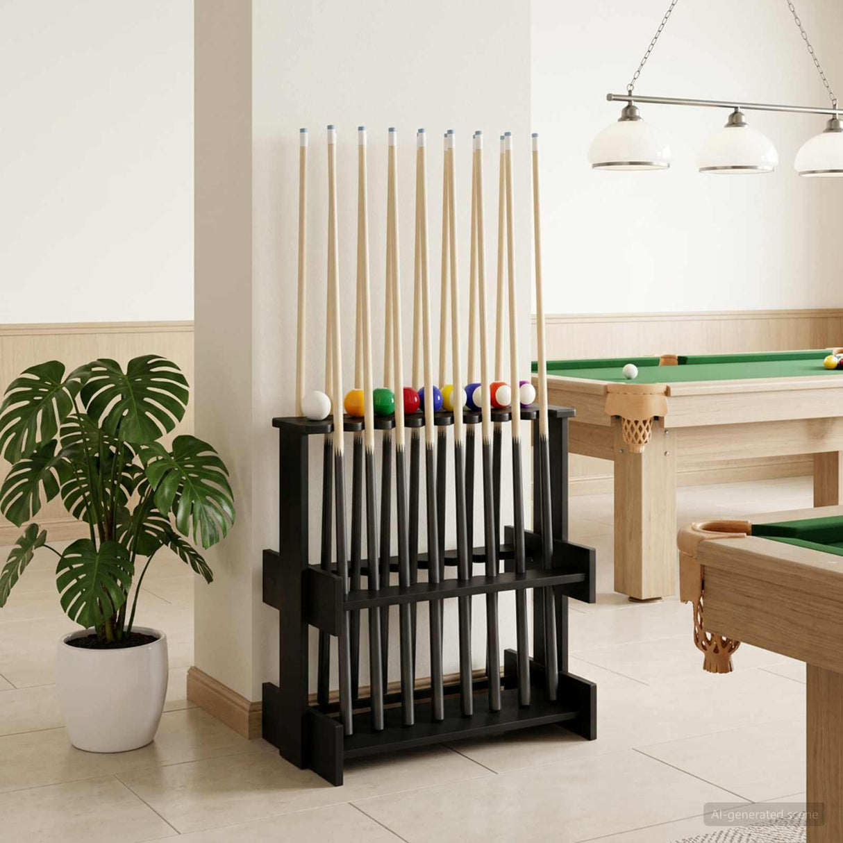 vidaXL Biljartkeu-stand Bewerkt hout 60 x 35 x 60 cm Wit