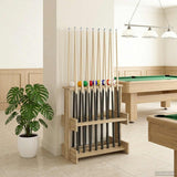vidaXL Biljartkeu-stand Bewerkt hout 60 x 35 x 60 cm Wit