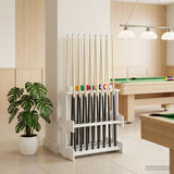 vidaXL Biljartkeu-stand Bewerkt hout 60 x 35 x 60 cm Wit