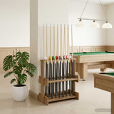 vidaXL Biljartkeu-stand Bewerkt hout 60 x 35 x 60 cm Wit