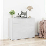 vidaXL Dressoir 88x30x70 cm bewerkt hout wit