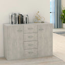 vidaXL Dressoir 88x30x65 cm bewerkt hout wit