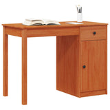 vidaXL Bureau 100x50x75 cm massief grenenhout