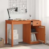 vidaXL Bureau 100x50x75 cm massief grenenhout
