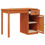 vidaXL Bureau 100x50x75 cm massief grenenhout