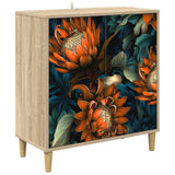 vidaXL Sideboard RHENEN Sonoma 69 x 33 x 75 cm Engineered Wood
