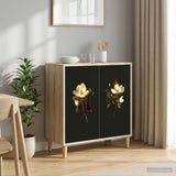 vidaXL Sideboard RHENEN Sonoma 69 x 33 x 75 cm Engineered Wood
