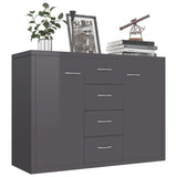 vidaXL Dressoir 88x30x65 cm bewerkt hout wit