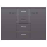 vidaXL Dressoir 88x30x65 cm bewerkt hout wit