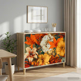 vidaXL Dressoir RHENEN Sonoma 102 x 33 x 75 cm Bewerkt hout