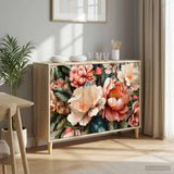 vidaXL Dressoir RHENEN Sonoma 102 x 33 x 75 cm Bewerkt hout