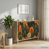 vidaXL Dressoir RHENEN Sonoma 102 x 33 x 75 cm Bewerkt hout