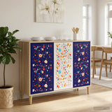 vidaXL Dressoir RHENEN Sonoma 102 x 33 x 75 cm Bewerkt hout