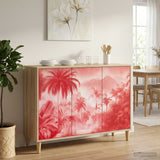 vidaXL Dressoir RHENEN Sonoma 102 x 33 x 75 cm Bewerkt hout