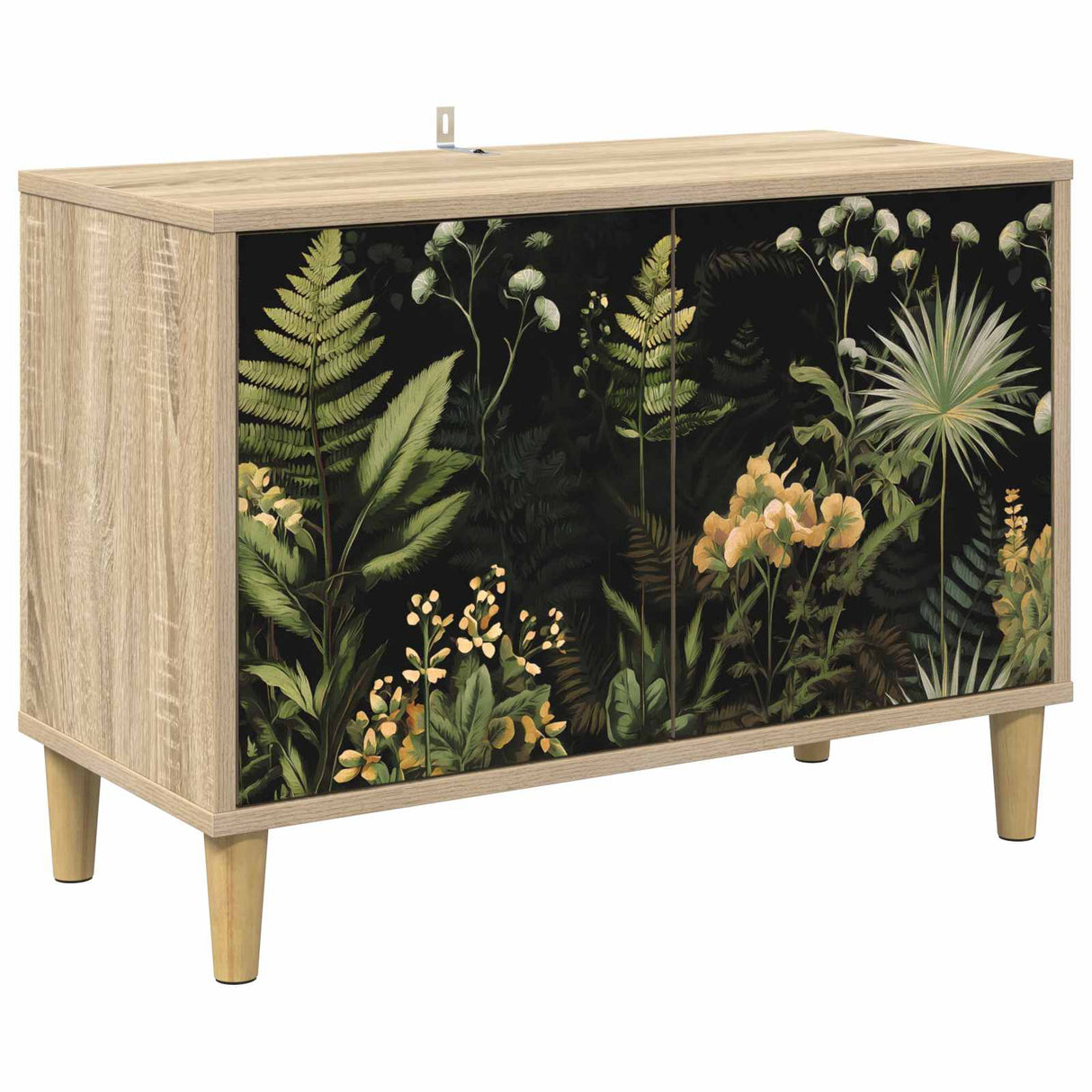 vidaXL Tv-meubel RHENEN 69 x 33 x 50 cm Sonoma Bewerkt hout