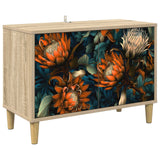 vidaXL Tv-meubel RHENEN 69 x 33 x 50 cm Sonoma Bewerkt hout