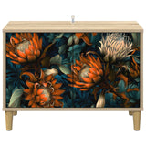 vidaXL Tv-meubel RHENEN 69 x 33 x 50 cm Sonoma Bewerkt hout