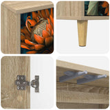 vidaXL Tv-meubel RHENEN 69 x 33 x 50 cm Sonoma Bewerkt hout