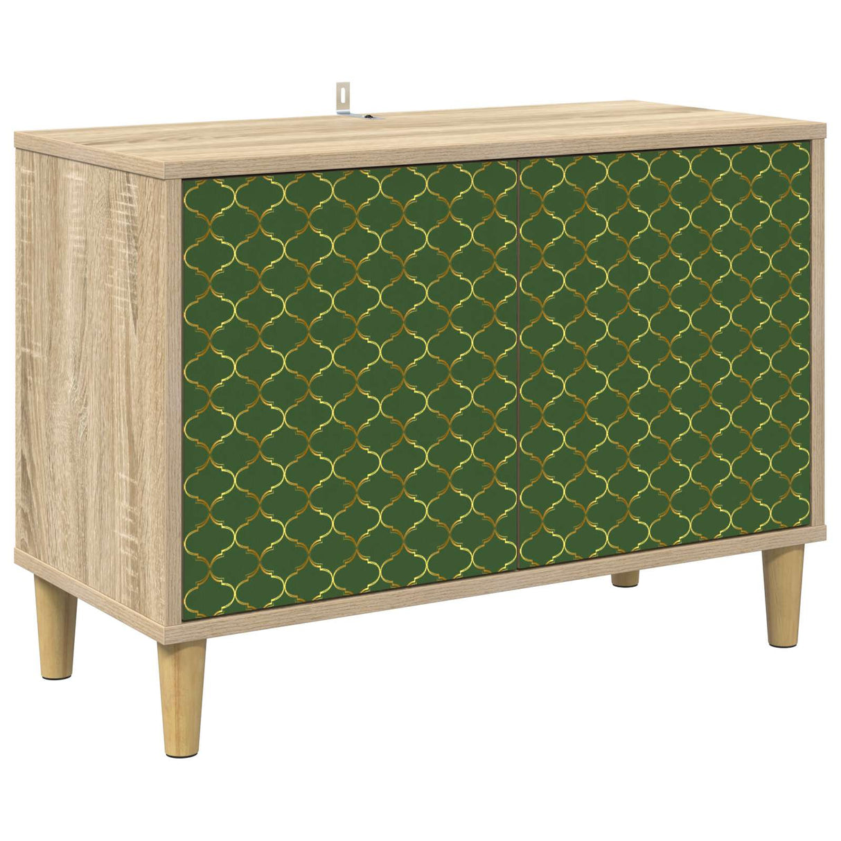 vidaXL Tv-meubel RHENEN 69 x 33 x 50 cm Sonoma Bewerkt hout