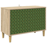 vidaXL Tv-meubel RHENEN 69 x 33 x 50 cm Sonoma Bewerkt hout