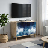 vidaXL Tv-meubel RHENEN 69 x 33 x 50 cm Sonoma Bewerkt hout
