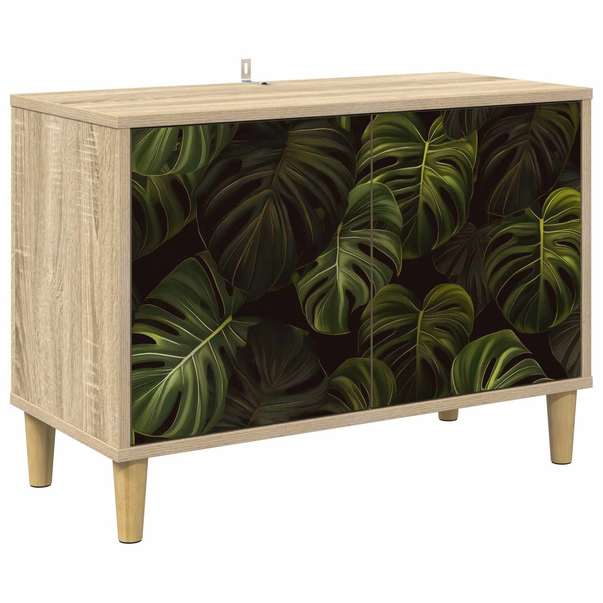 vidaXL Tv-meubel RHENEN 69 x 33 x 50 cm Sonoma Bewerkt hout
