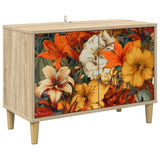 vidaXL Tv-meubel RHENEN 69 x 33 x 50 cm Sonoma Bewerkt hout