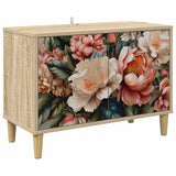 vidaXL Tv-meubel RHENEN 69 x 33 x 50 cm Sonoma Bewerkt hout