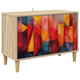 vidaXL Tv-meubel RHENEN 69 x 33 x 50 cm Sonoma Bewerkt hout