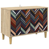 vidaXL Tv-meubel RHENEN 69 x 33 x 50 cm Sonoma Bewerkt hout