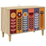 vidaXL Tv-meubel RHENEN 69 x 33 x 50 cm Sonoma Bewerkt hout