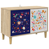 vidaXL Tv-meubel RHENEN 69 x 33 x 50 cm Sonoma Bewerkt hout