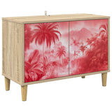 vidaXL Tv-meubel RHENEN 69 x 33 x 50 cm Sonoma Bewerkt hout