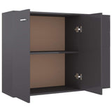 vidaXL Dressoir 105x30x75 cm bewerkt hout zwart