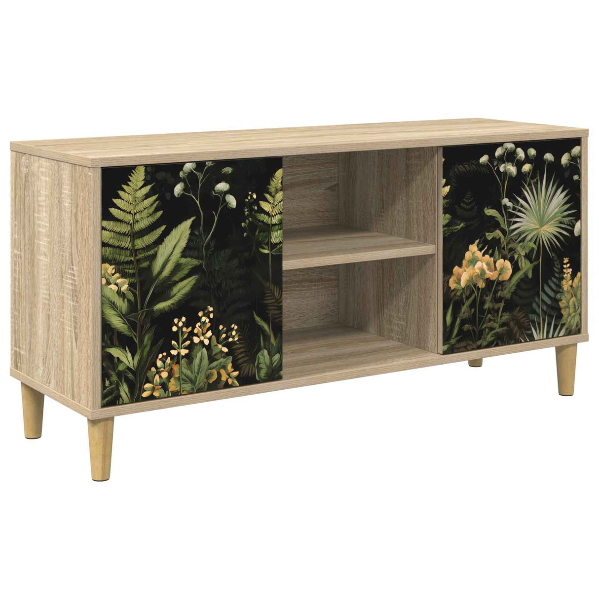 vidaXL TV Cabinet RHENEN 102 x 33 x 50 cm Sonoma Engineered Wood