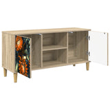 vidaXL TV Cabinet RHENEN 102 x 33 x 50 cm Sonoma Engineered Wood