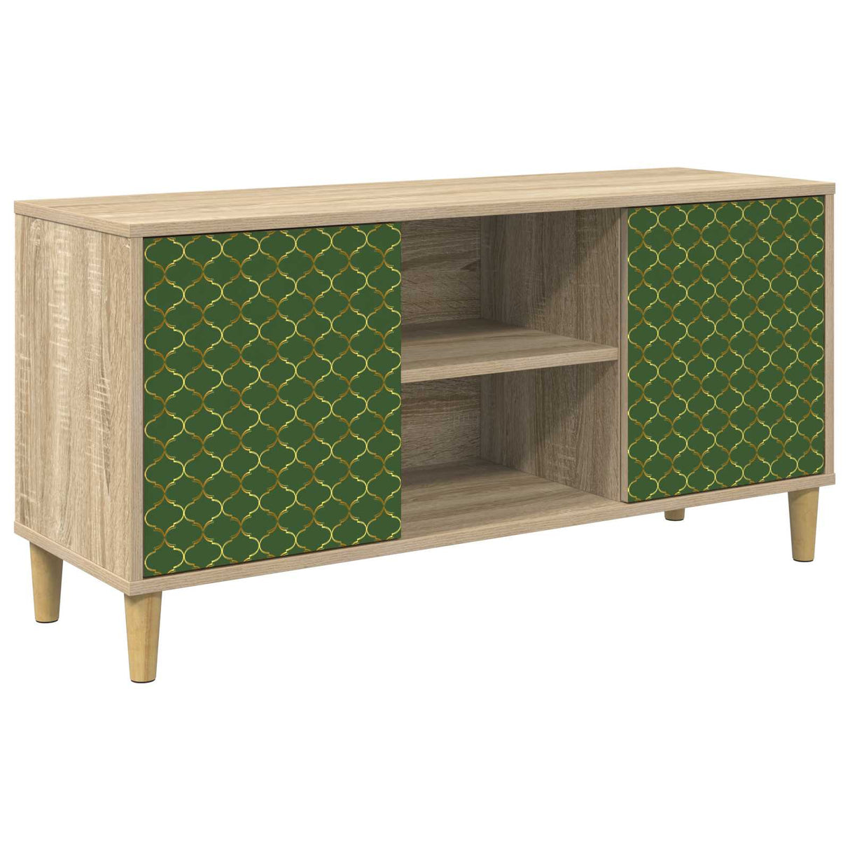 vidaXL TV Cabinet RHENEN 102 x 33 x 50 cm Sonoma Engineered Wood