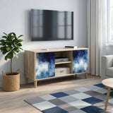 vidaXL TV Cabinet RHENEN 102 x 33 x 50 cm Sonoma Engineered Wood