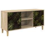 vidaXL TV Cabinet RHENEN 102 x 33 x 50 cm Sonoma Engineered Wood