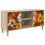 vidaXL TV Cabinet RHENEN 102 x 33 x 50 cm Sonoma Engineered Wood