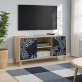 vidaXL TV Cabinet RHENEN 102 x 33 x 50 cm Sonoma Engineered Wood