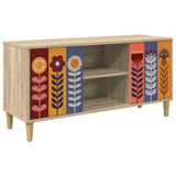 vidaXL TV Cabinet RHENEN 102 x 33 x 50 cm Sonoma Engineered Wood