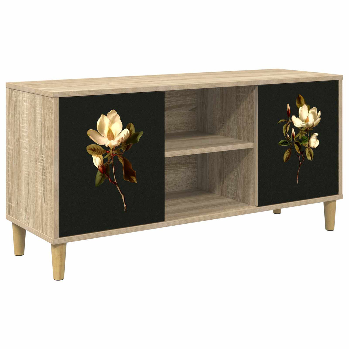 vidaXL TV Cabinet RHENEN 102 x 33 x 50 cm Sonoma Engineered Wood