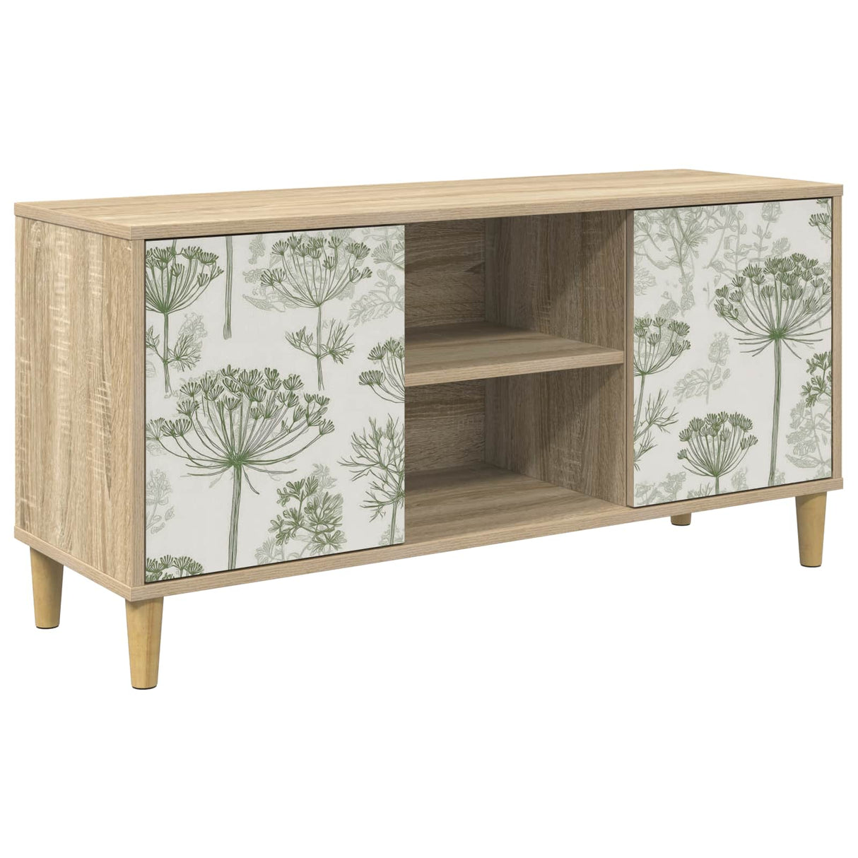 vidaXL TV Cabinet RHENEN 102 x 33 x 50 cm Sonoma Engineered Wood
