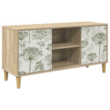 vidaXL TV Cabinet RHENEN 102 x 33 x 50 cm Sonoma Engineered Wood