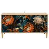 vidaXL Tv-meubel RHENEN 102 x 33 x 50 cm Sonoma Bewerkt hout