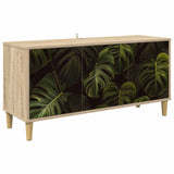 vidaXL Tv-meubel RHENEN 102 x 33 x 50 cm Sonoma Bewerkt hout